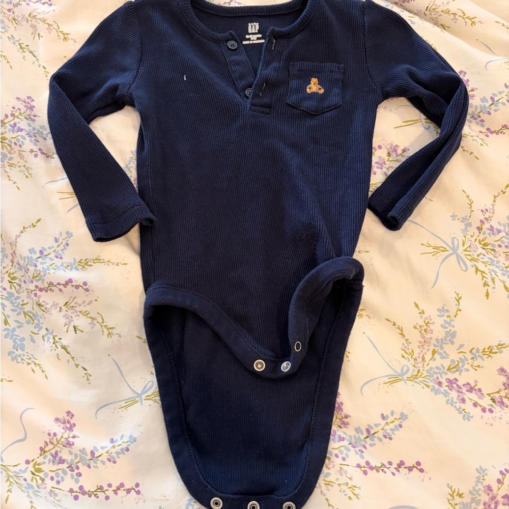 Navy Blue Kids One Piece